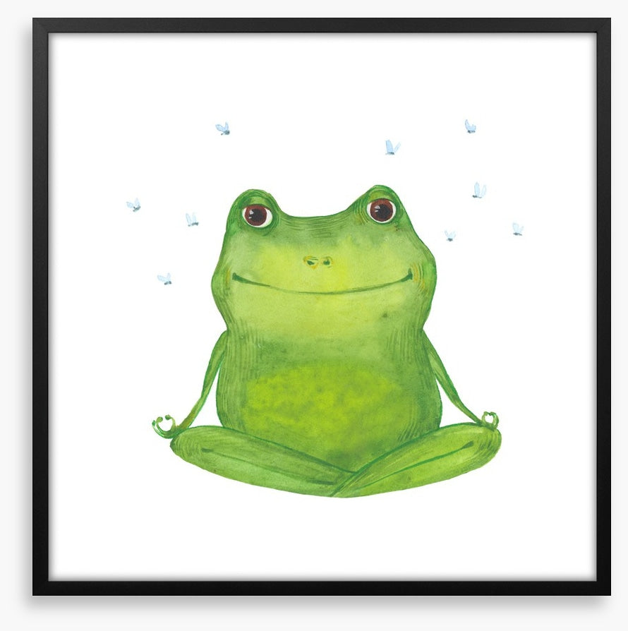 Green frog zen