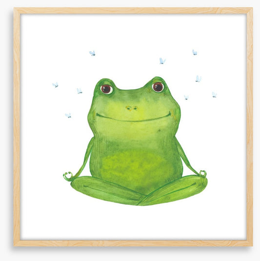 Green frog zen