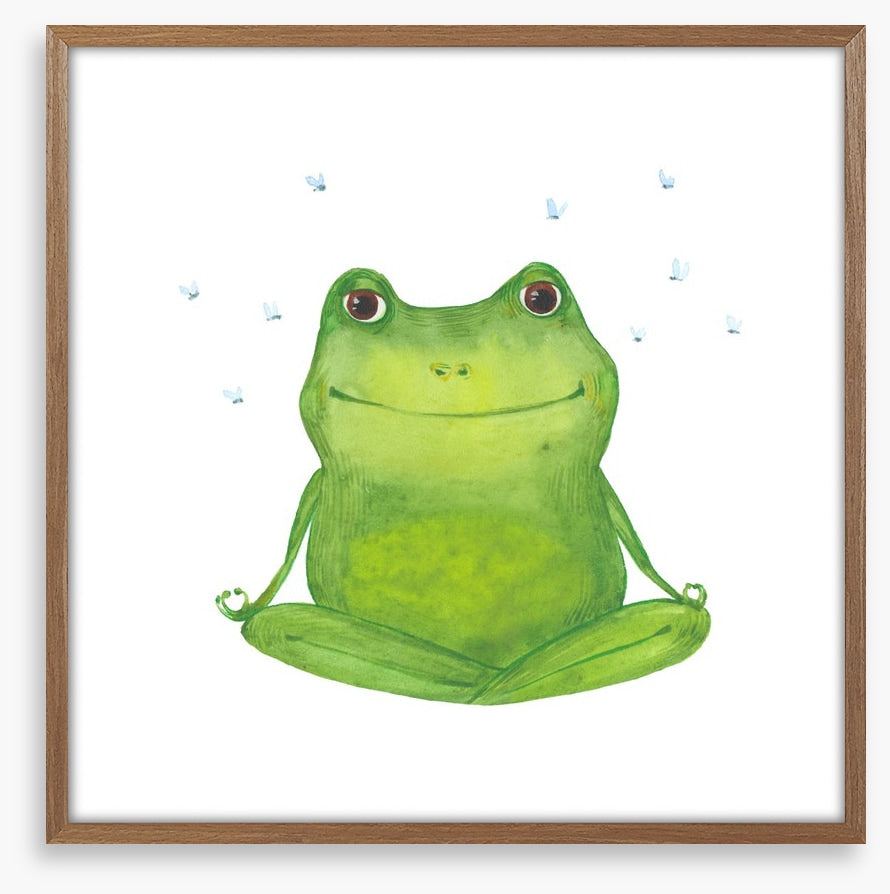 Green frog zen
