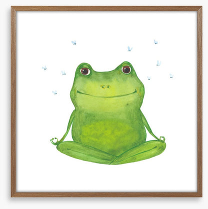 Green frog zen