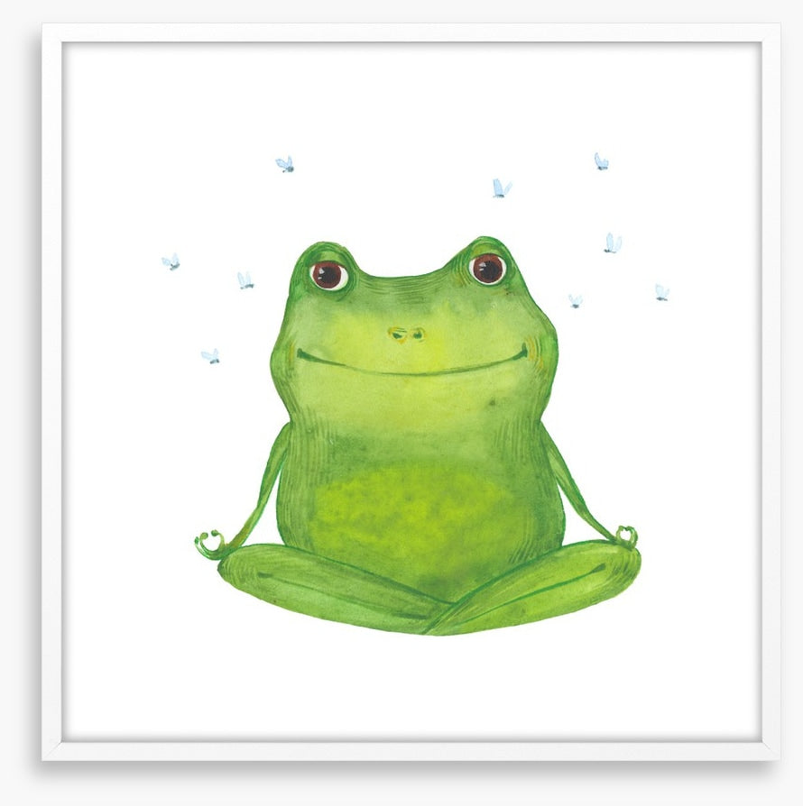 Green frog zen