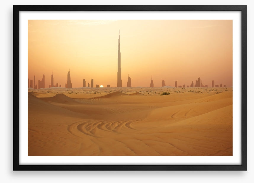 Dubai from the desert