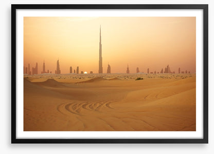 Dubai from the desert