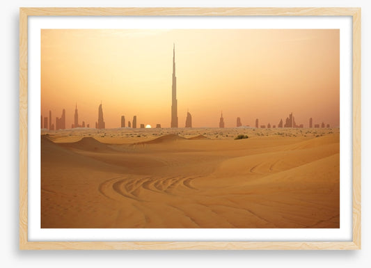 Dubai from the desert