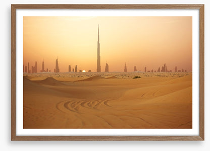 Dubai from the desert