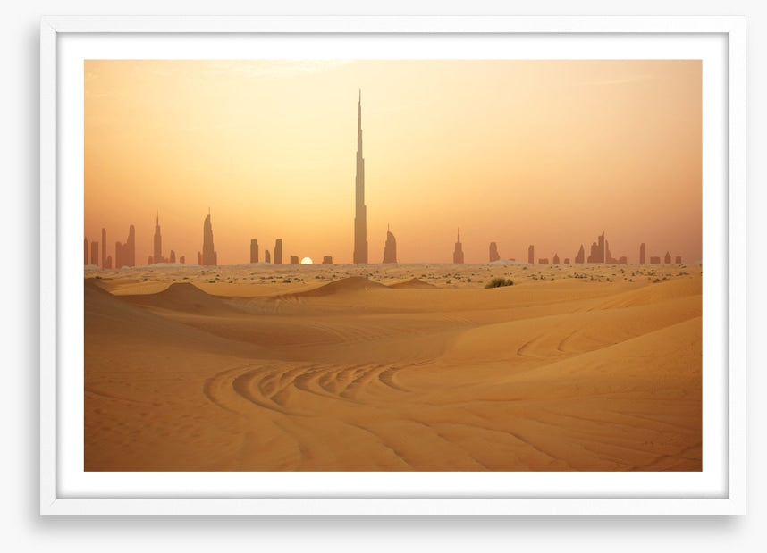 Dubai from the desert