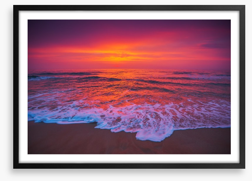 Sunrise over the ocean