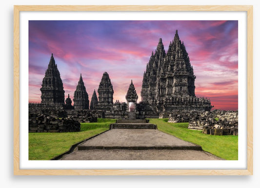 Prambanan Temple sunset