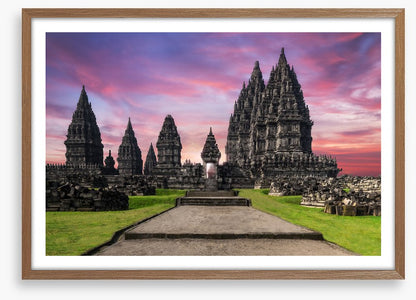 Prambanan Temple sunset