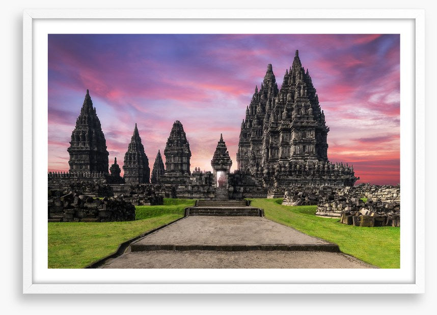 Prambanan Temple sunset