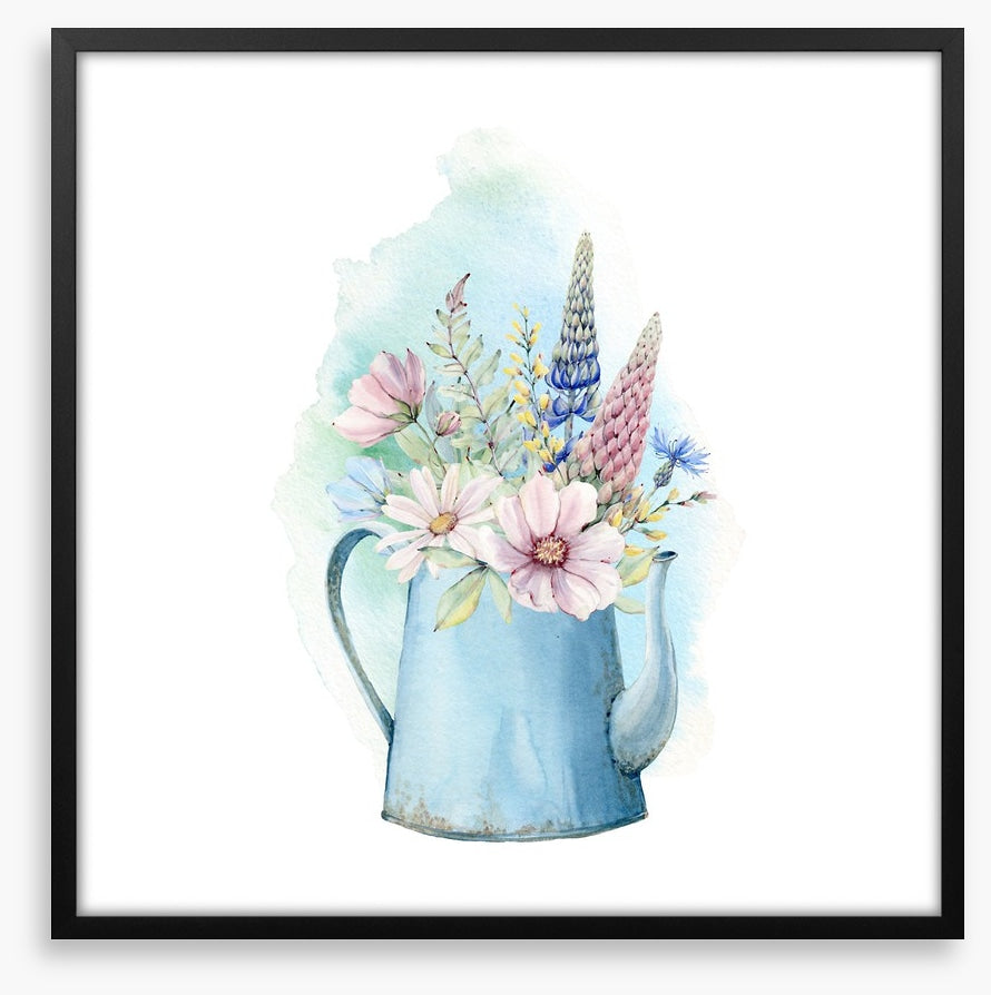 Watering can bouquet