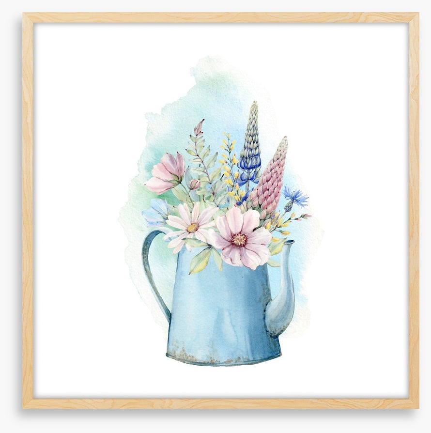 Watering can bouquet