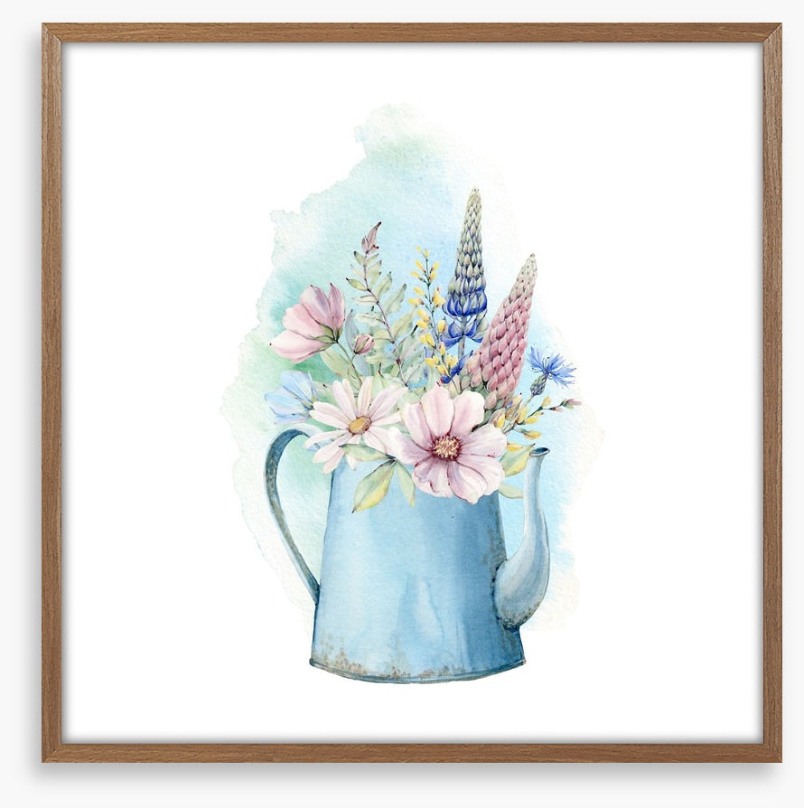 Watering can bouquet
