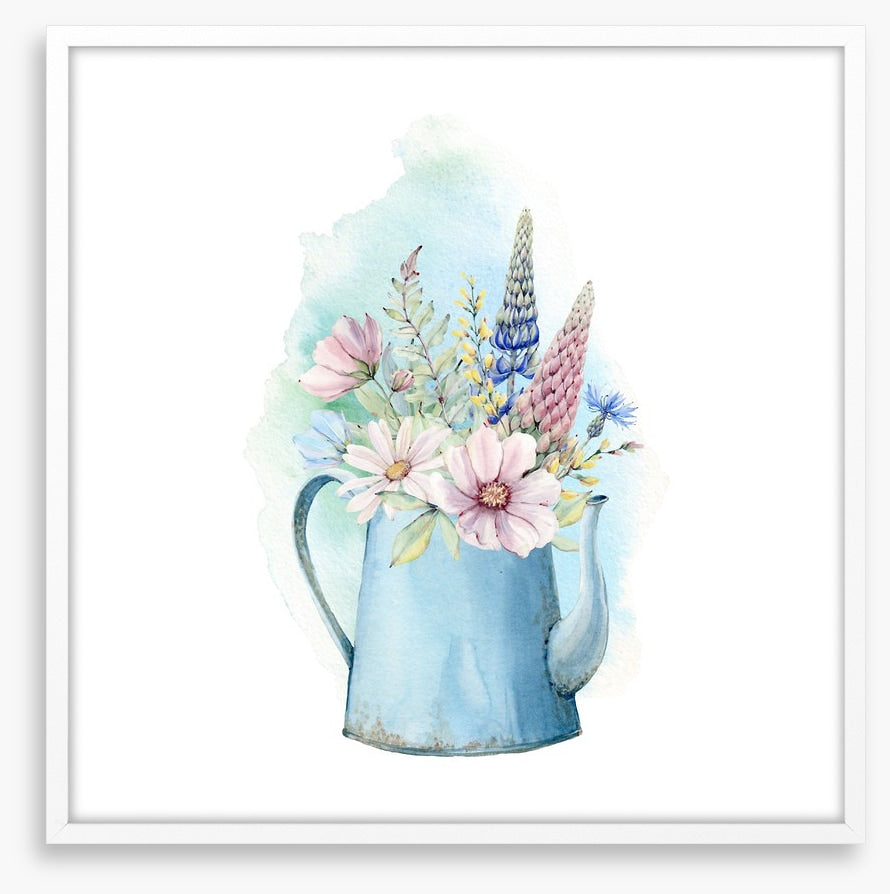 Watering can bouquet