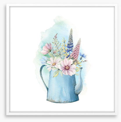 Watering can bouquet