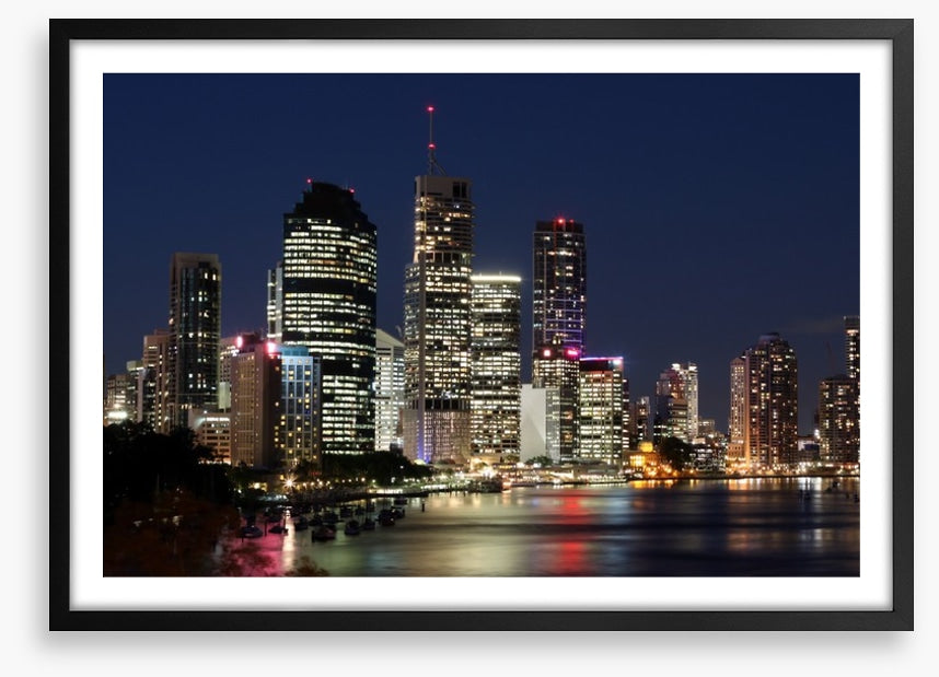 Twinkling lights of Brisbane