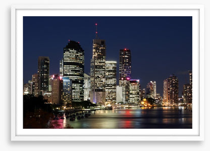 Twinkling lights of Brisbane