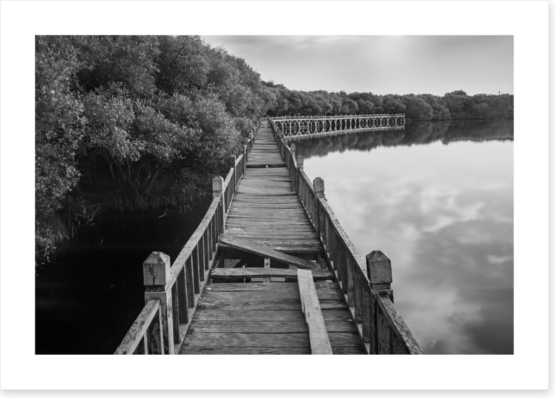 The broken bridge
