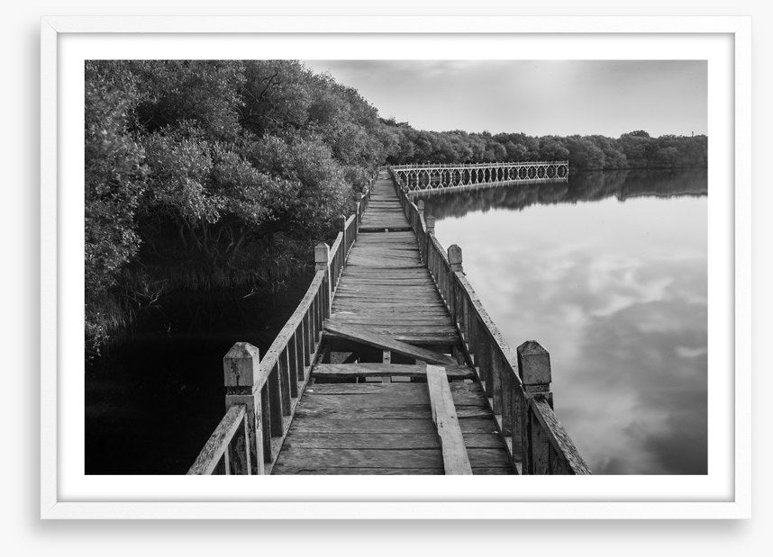 The broken bridge