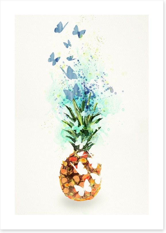 Pineapple butterflies