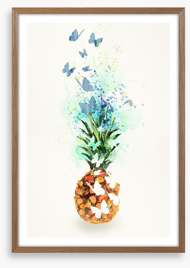 Pineapple butterflies