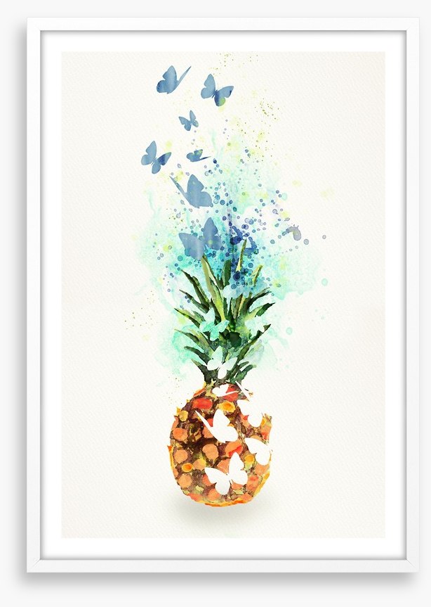Pineapple butterflies