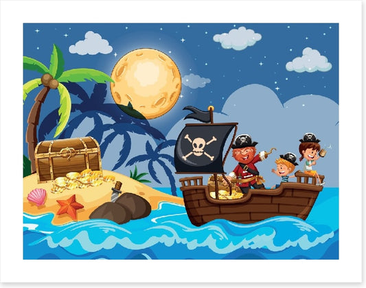 Moonlight treasure hunt