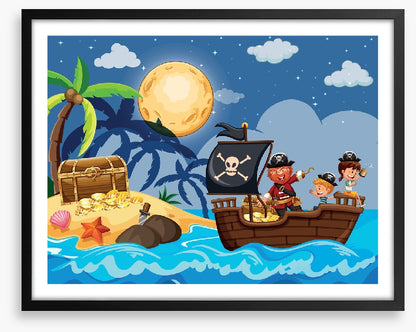 Moonlight treasure hunt