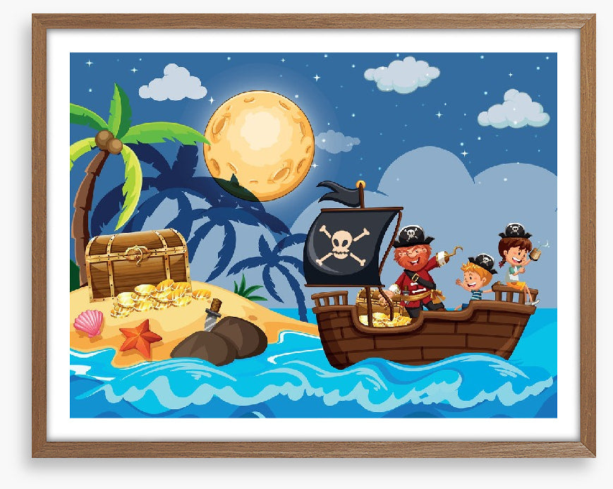 Moonlight treasure hunt