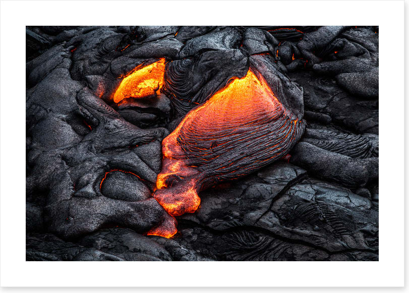 Searing lava