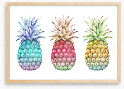 Three pineapples more