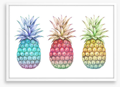 Three pineapples more
