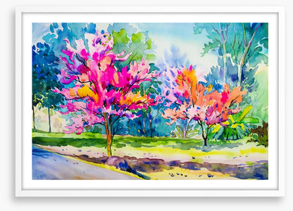 The cherry blossom lane