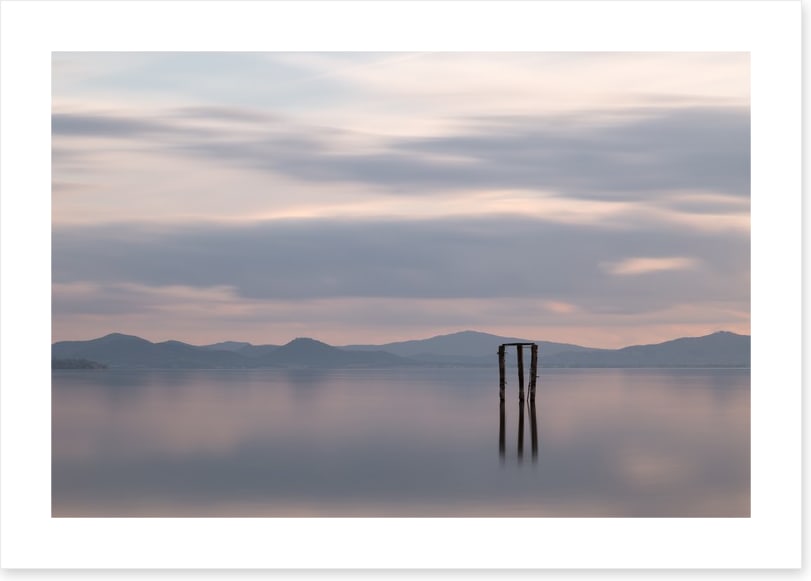 Across the lake