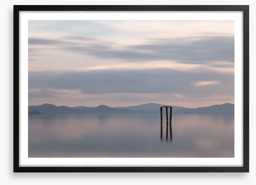 Across the lake