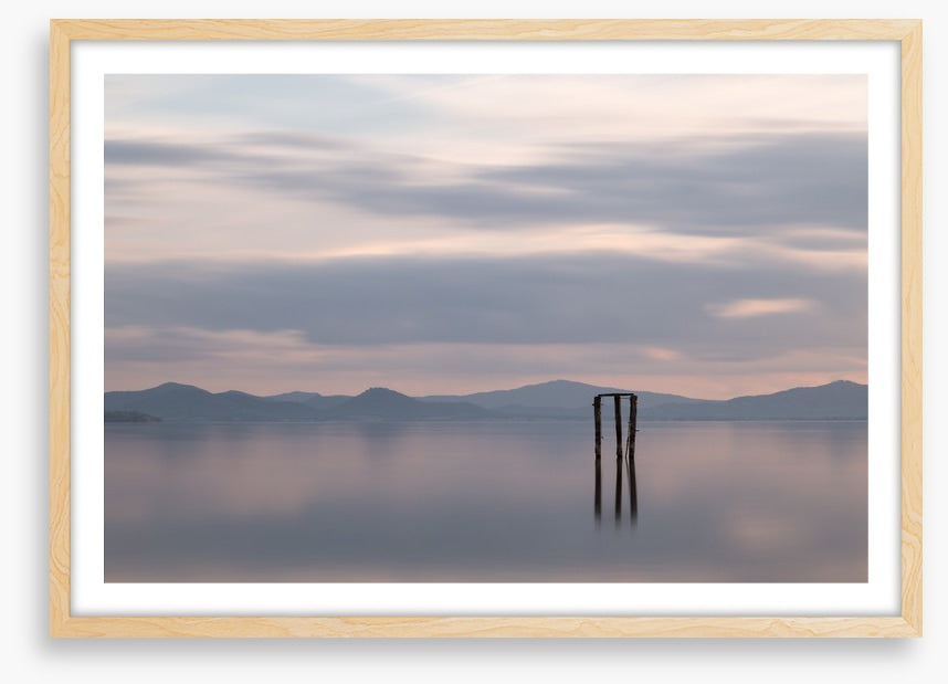 Across the lake