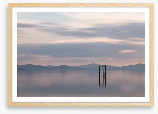 Across the lake