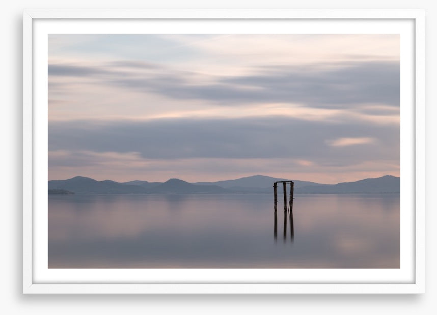 Across the lake