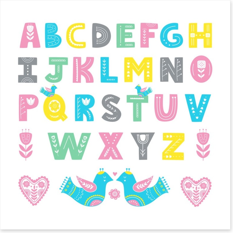 Alphabet and Numbers