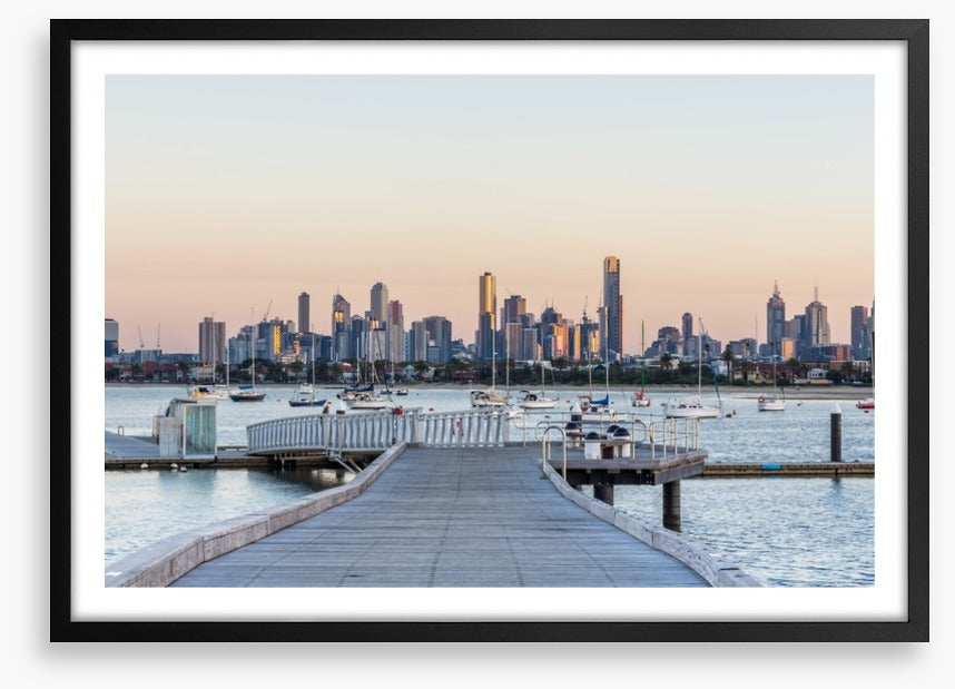 The city from St Kilda