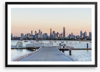 The city from St Kilda