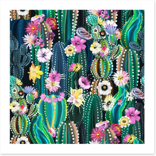 Blooming cactus
