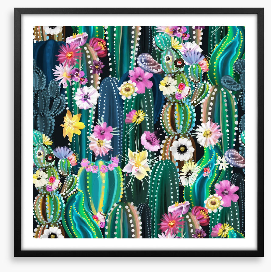 Blooming cactus