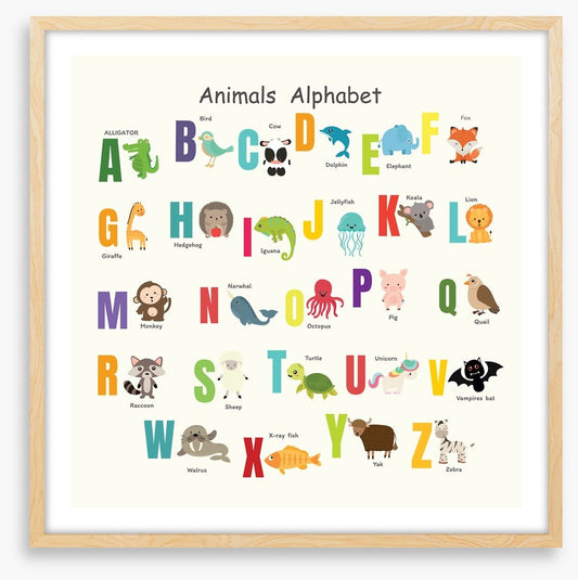 Animals alphabet