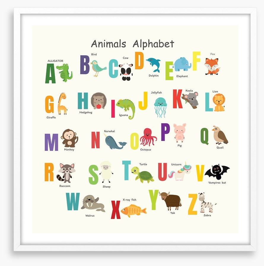 Animals alphabet