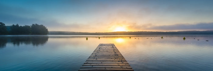 Dawning dock panorama