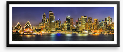 Sydney lights panorama