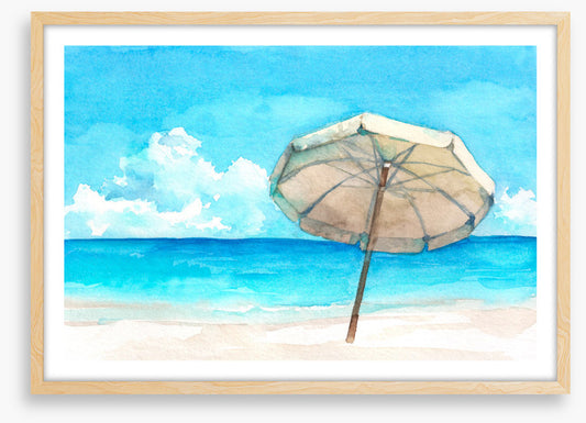 Blue bay umbrella