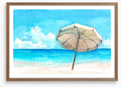 Blue bay umbrella