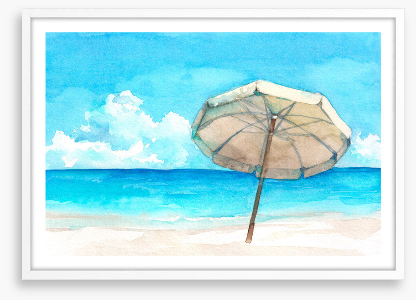 Blue bay umbrella